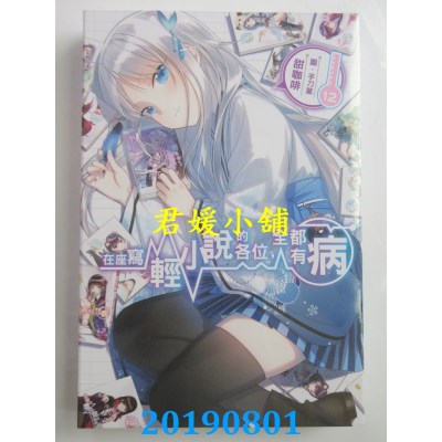 空运版  尖端小说  在座写轻小说的各位，全都有病(12)特装版
