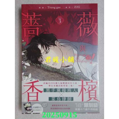 空运版  角川小说  蔷薇与香槟 3  作者： Ttung gae(全新)